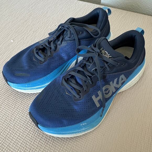 Hoka Bondi Men's 9.5EE Wide Running Shoes Cushioned Trainer Athletic Athlesiure